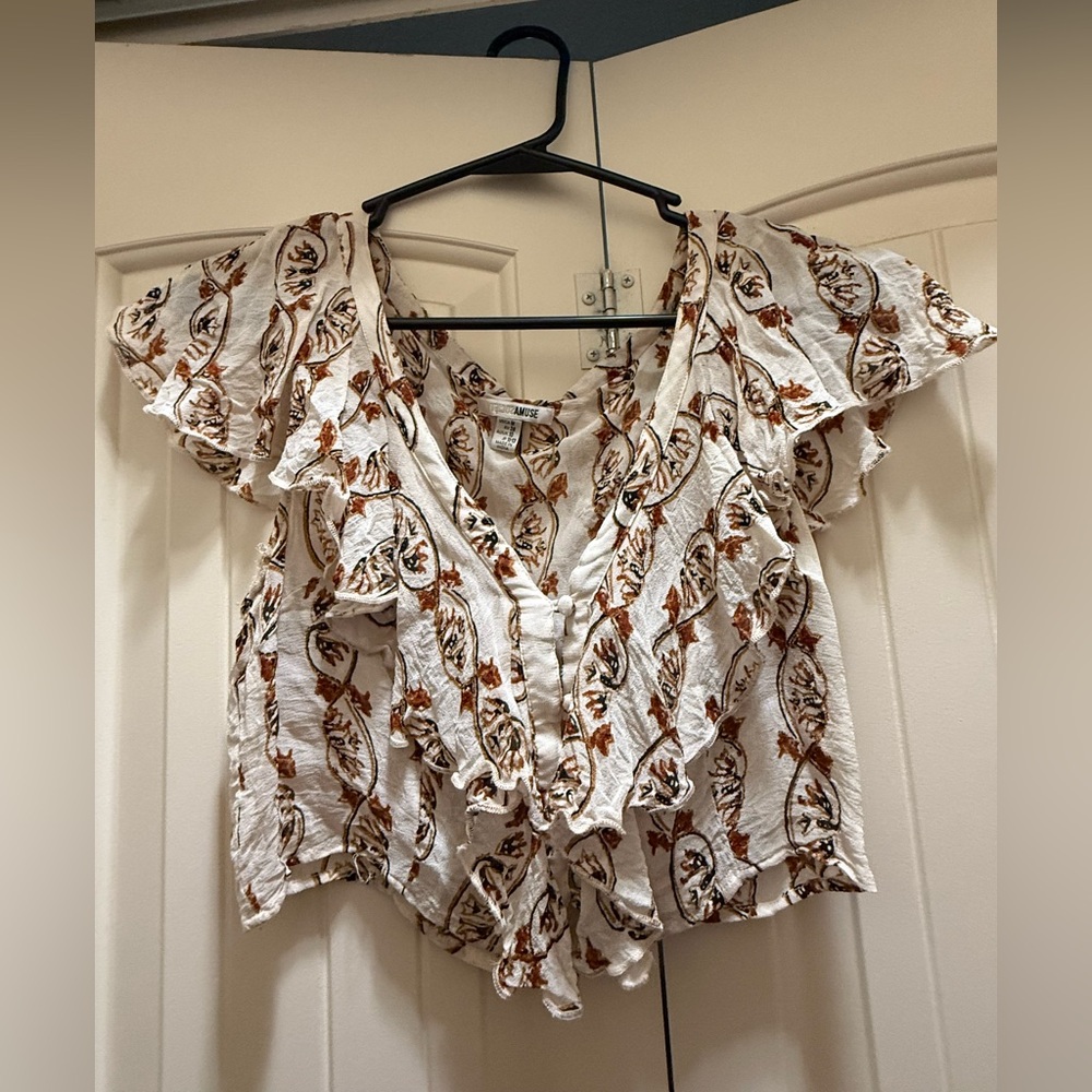 Nordstrom Society Amuse crop top